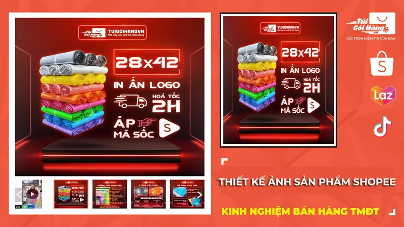 Mẹo Thiết Kế Ảnh Bìa Shopee Và Ảnh Mô Tả Thu Hút Bắt Mắt