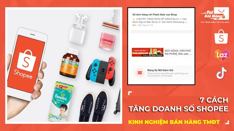 7 Cách Đơn Giản Giúp Doanh Số Shopee Tăng Vọt