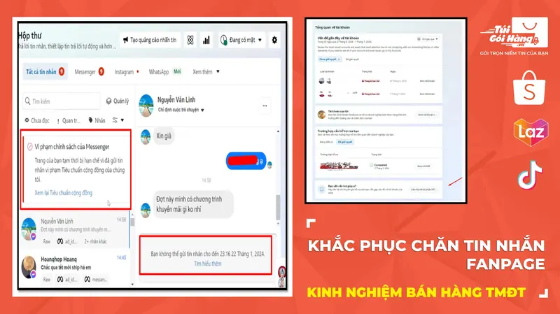 Cách Giải Cứu Fanpage Bị Chặn Nhắn Tin Nhanh Chóng Nhất