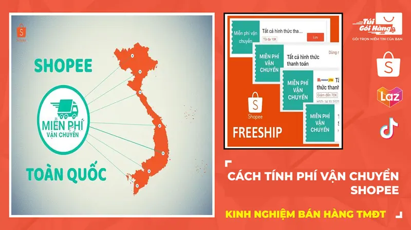 Phí vận chuyển Shopee tính thế nào? Cách thiết lập 2026