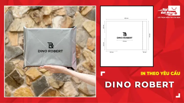 Túi Niêm Phong Bạc Cao Cấp In Dino Robert Khác Biệt