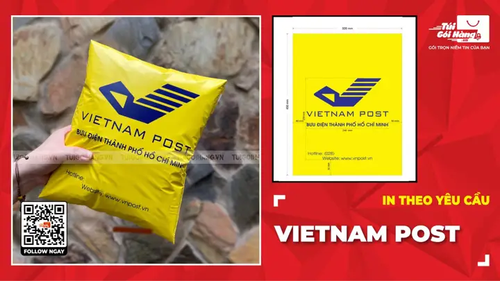 Túi Niêm Phong Vàng In VNPost (Bưu Điện Việt Nam) – Ưu Đãi Giá HVC