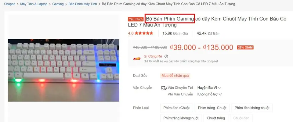 cách tối ưu seo sản phẩm chạy quảng cáo shopee