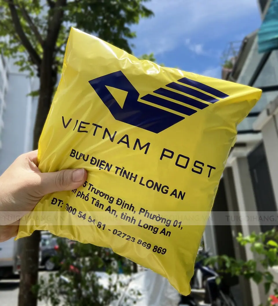 túi niêm phong in logo vnpost long an