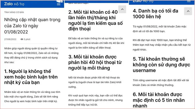 Zalo thu phí dịch vụ người dùng
