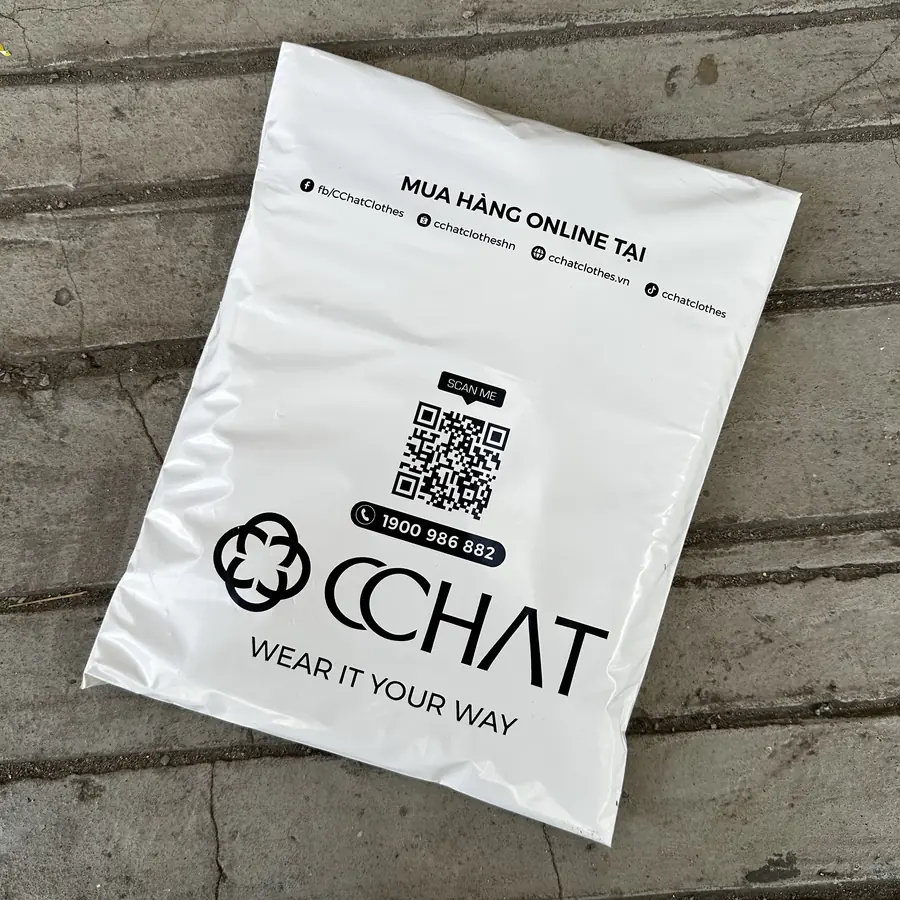 Túi in logo Cchat