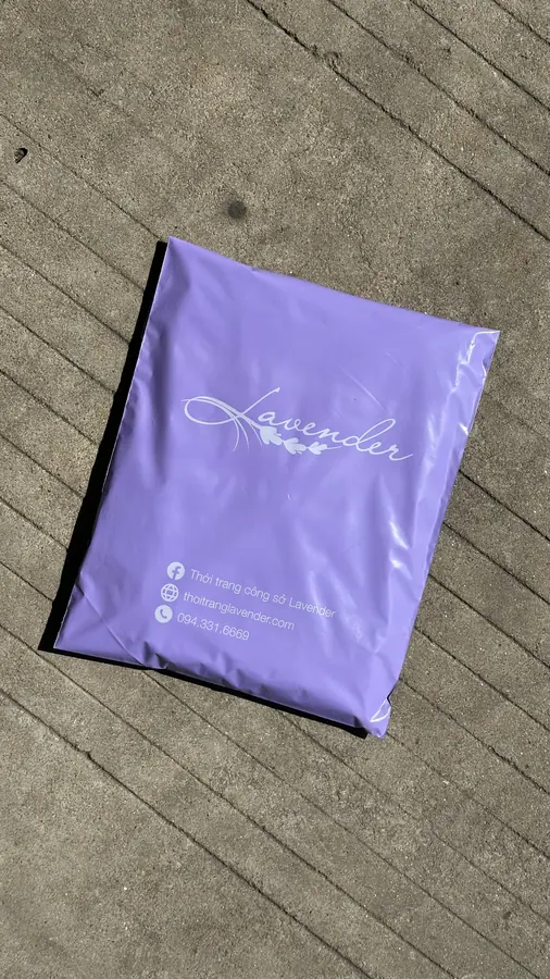 Túi in logo Lavender