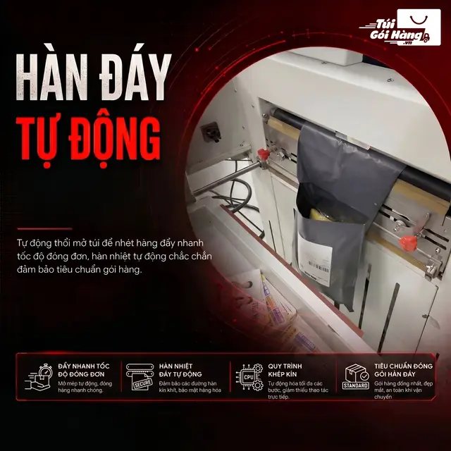 Cuộn túi gói hàng cho máy đóng hàng tự động