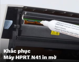 cách khắc phục máy hprt n41 in mờ