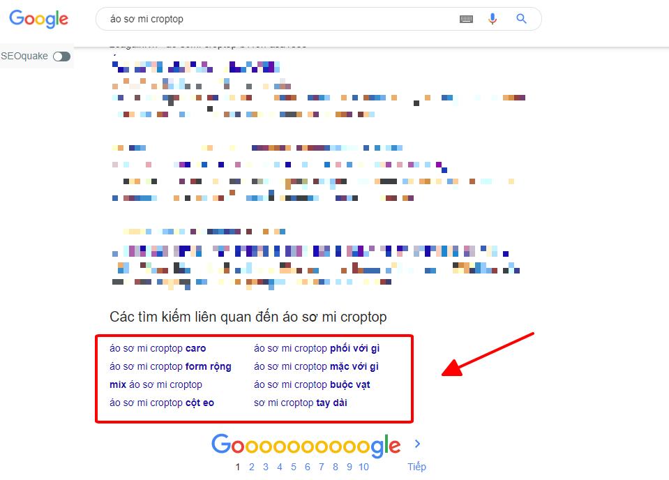 tìm từ khóa hot shopee qua google