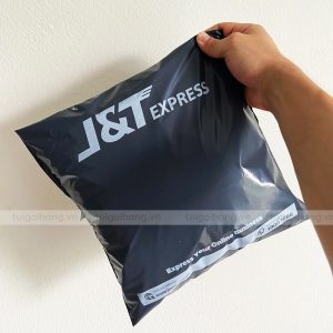 túi niêm phong đen in JT express