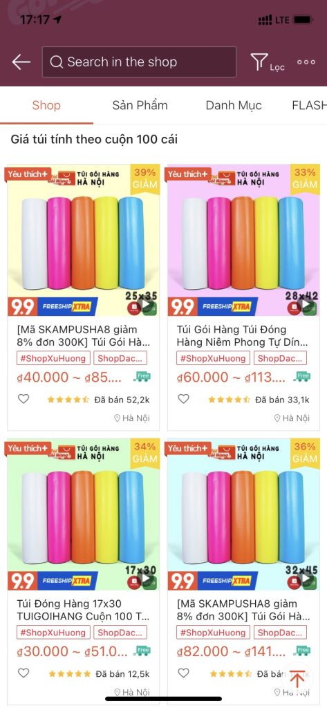 hướng dẫn trang trí gian hàng shopee