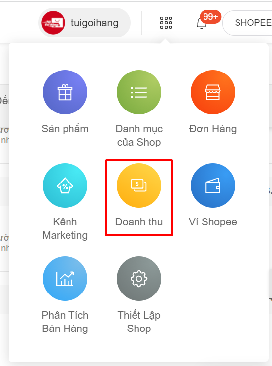 các bước thống kê phí sử dụng gói freeship extra
