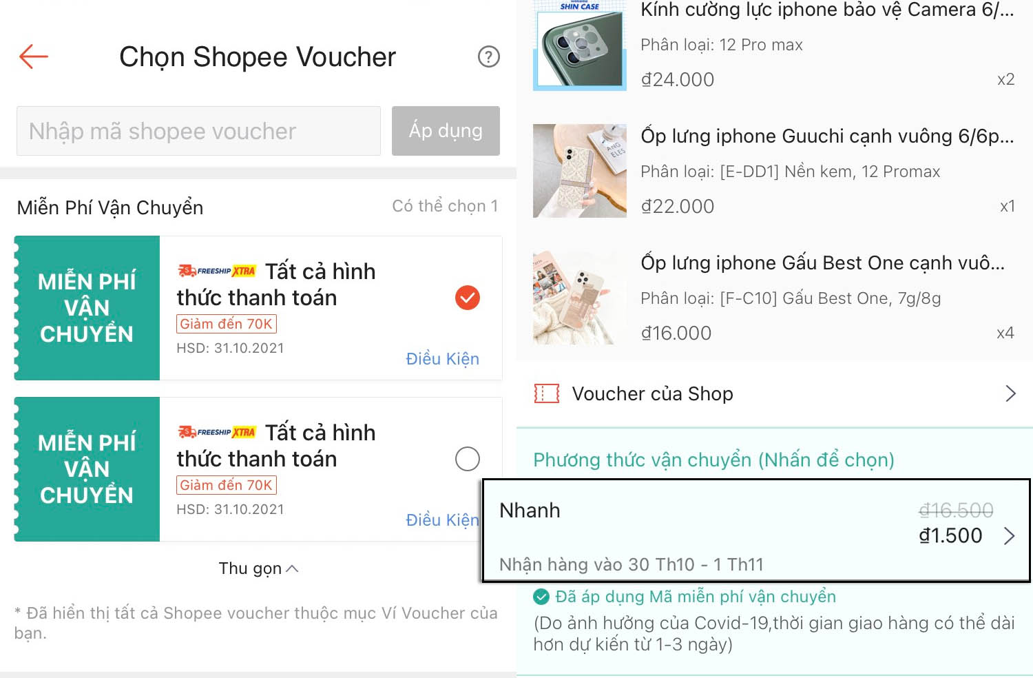 chính sách gói frs extra shopee