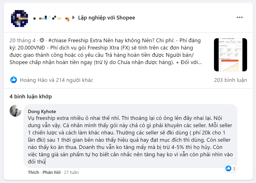 nên dùng frs ex shopee không