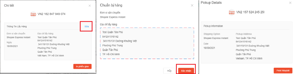 Cách tìm tài xế SPX instant