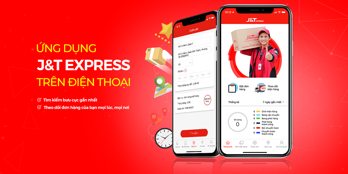 J&T Express Vietnam - Ứng dụng giao hàng và quản lý đơn trực tuyến