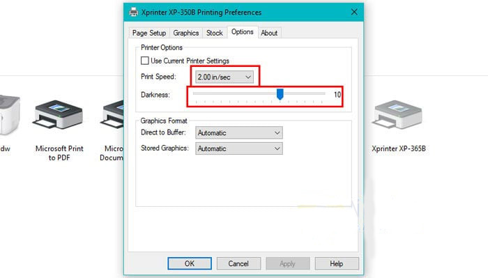 Chỉnh màu mực in