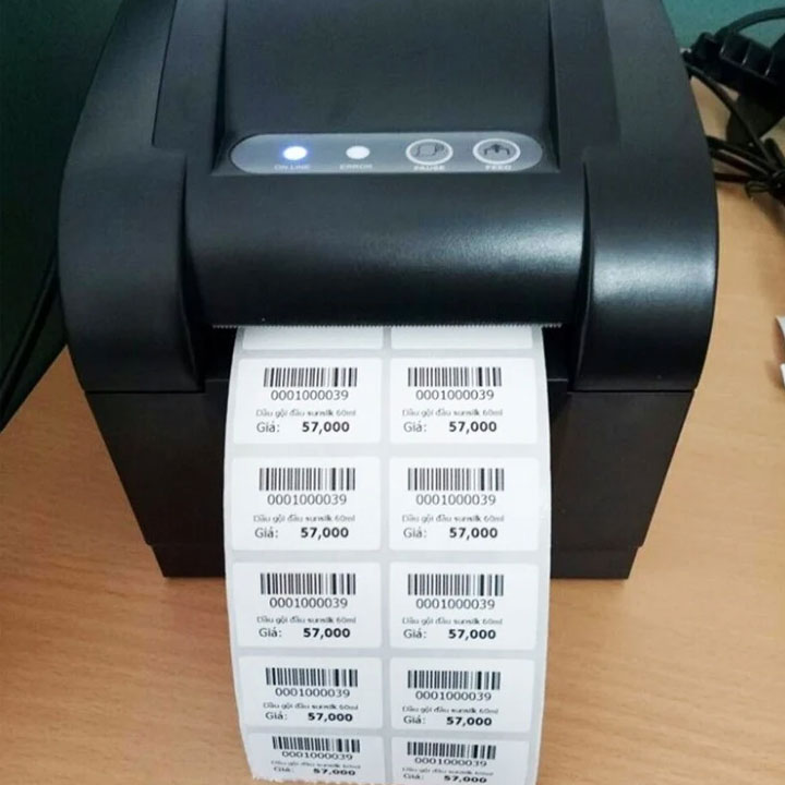 giấy in nhiệt cho máy in mã vạch