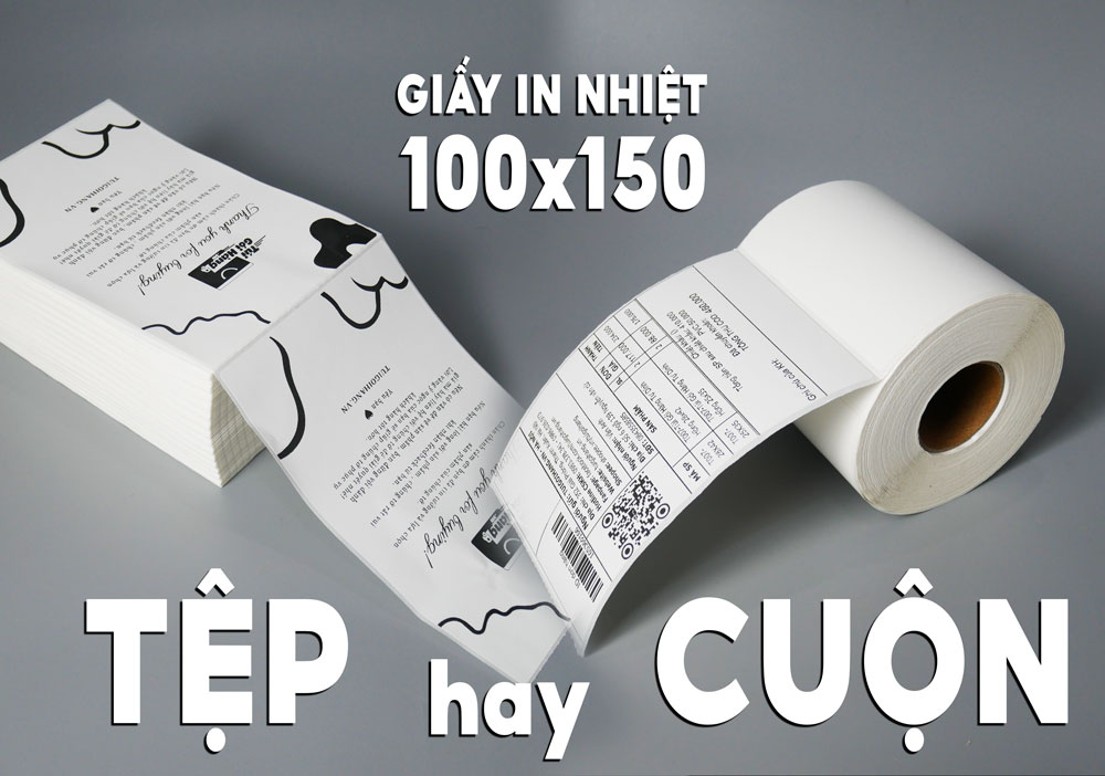 nên dùng giấy in nhiệt tệp hay cuộn