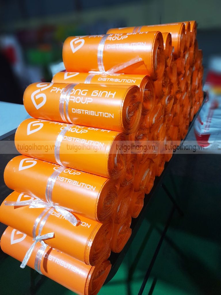 nhà máy in túi niêm phong cam