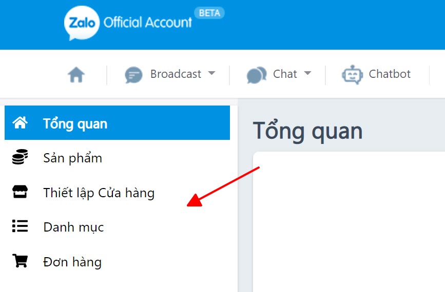 hướng dẫn thêm sản phẩm trên zalo oa