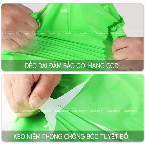 túi niêm phong green nhựa dẻo