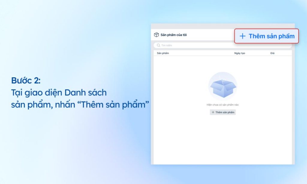 thêm snar phẩm trên zalo