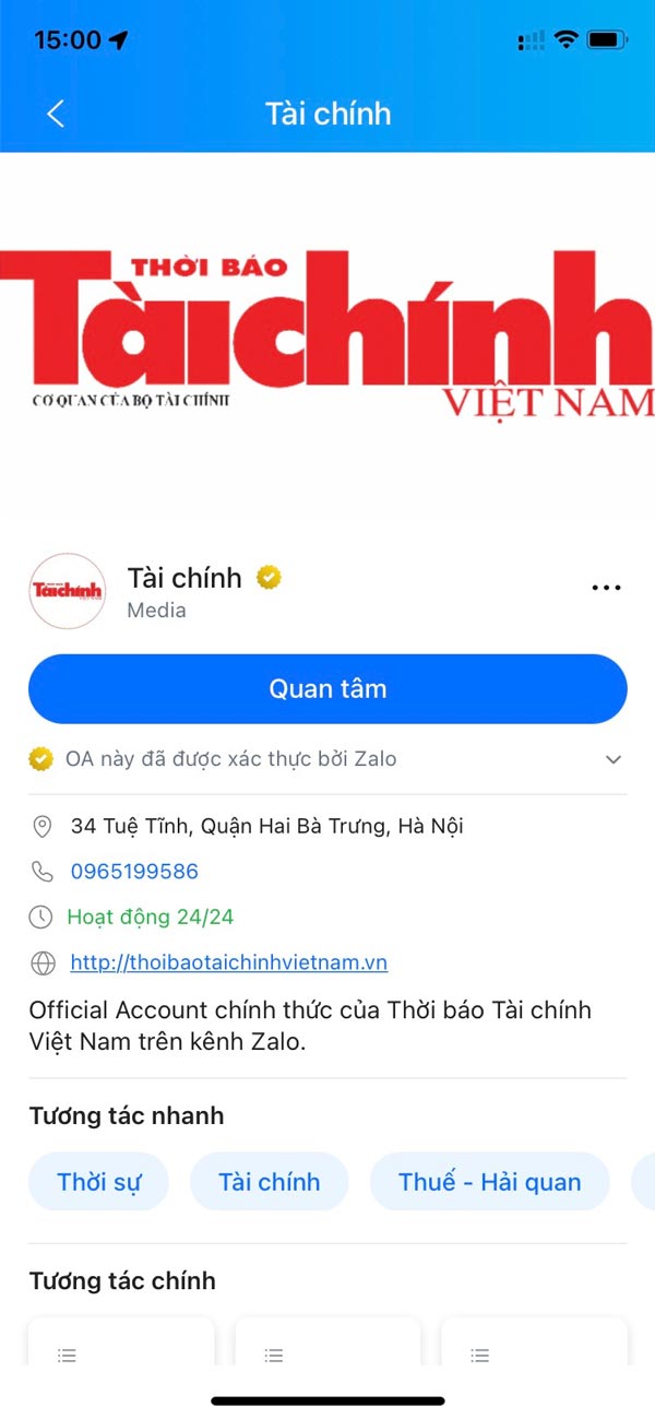 zalo oa nội dung 3