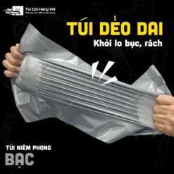 Túi niêm phong bạc – màng túi dẻo dai | Túi Gói Hàng VN