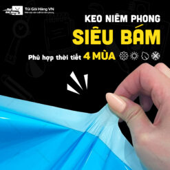 Túi niêm phong blue – keo niêm phong siêu bám | Túi Gói Hàng VN