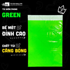 Túi niêm phong green – bề mặt đỉnh cao | Túi Gói Hàng VN