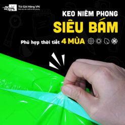 Túi niêm phong green – keo niêm phong siêu bám | Túi Gói Hàng VN