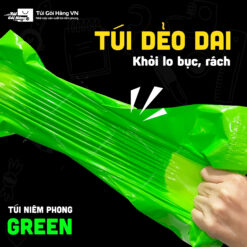 Túi niêm phong green – màng túi dẻo dai | Túi Gói Hàng VN