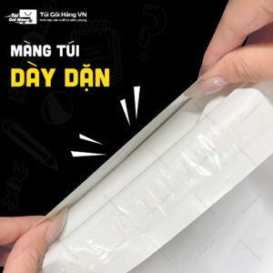 Túi niêm phong trắng bio – cấu trúc 3 lớp dày dặn | Túi Gói Hàng VN