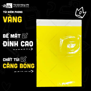 Túi niêm phong vàng – bề mặt đỉnh cao | Túi Gói Hàng VN