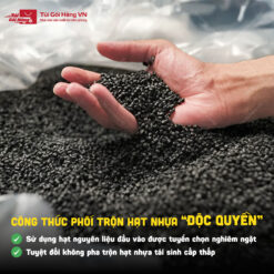 Túi niêm phong xám đen – nhựa tái sinh 3 lớp | Túi Gói Hàng VN