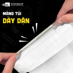Túi niêm phong trắng plus – cấu trúc 3 lớp dày dặn | Túi Gói Hàng VN