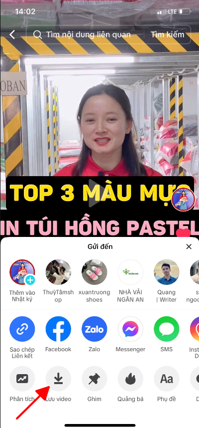 tải video tiktok