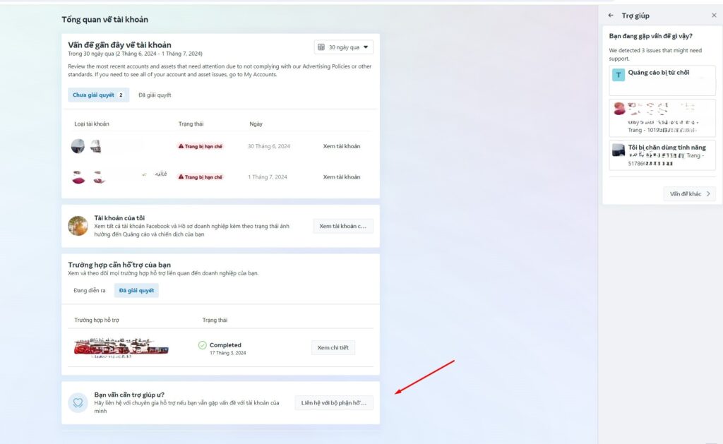 Khắc phục chặn tin nhắn fanpage