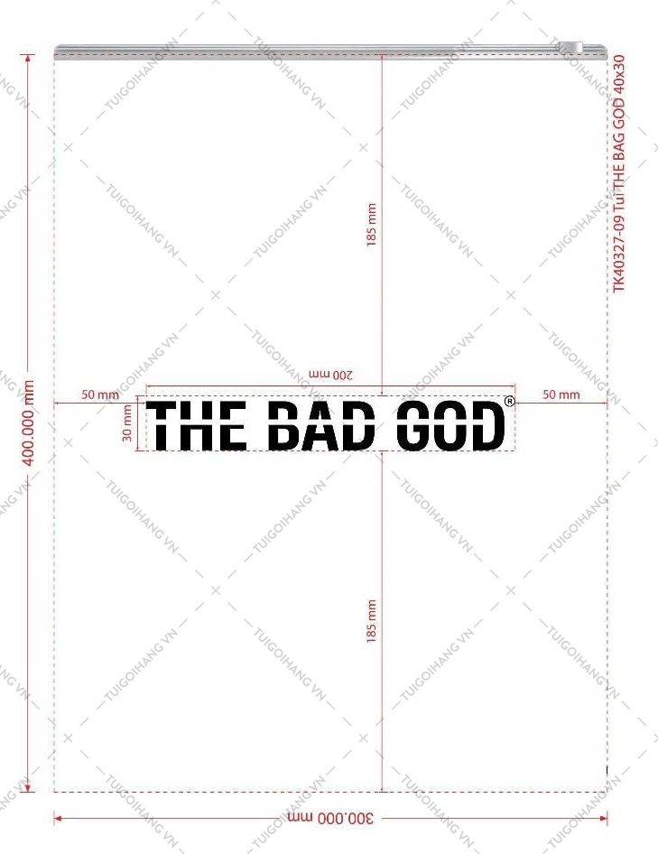 Maket in túi The Bad God