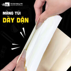 Túi niêm phong nâu sữa – cấu trúc 3 lớp dày dặn | Túi Gói Hàng VN