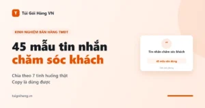 45 mẫu tin nhắn chăm sóc khách hàng cho shop bán online